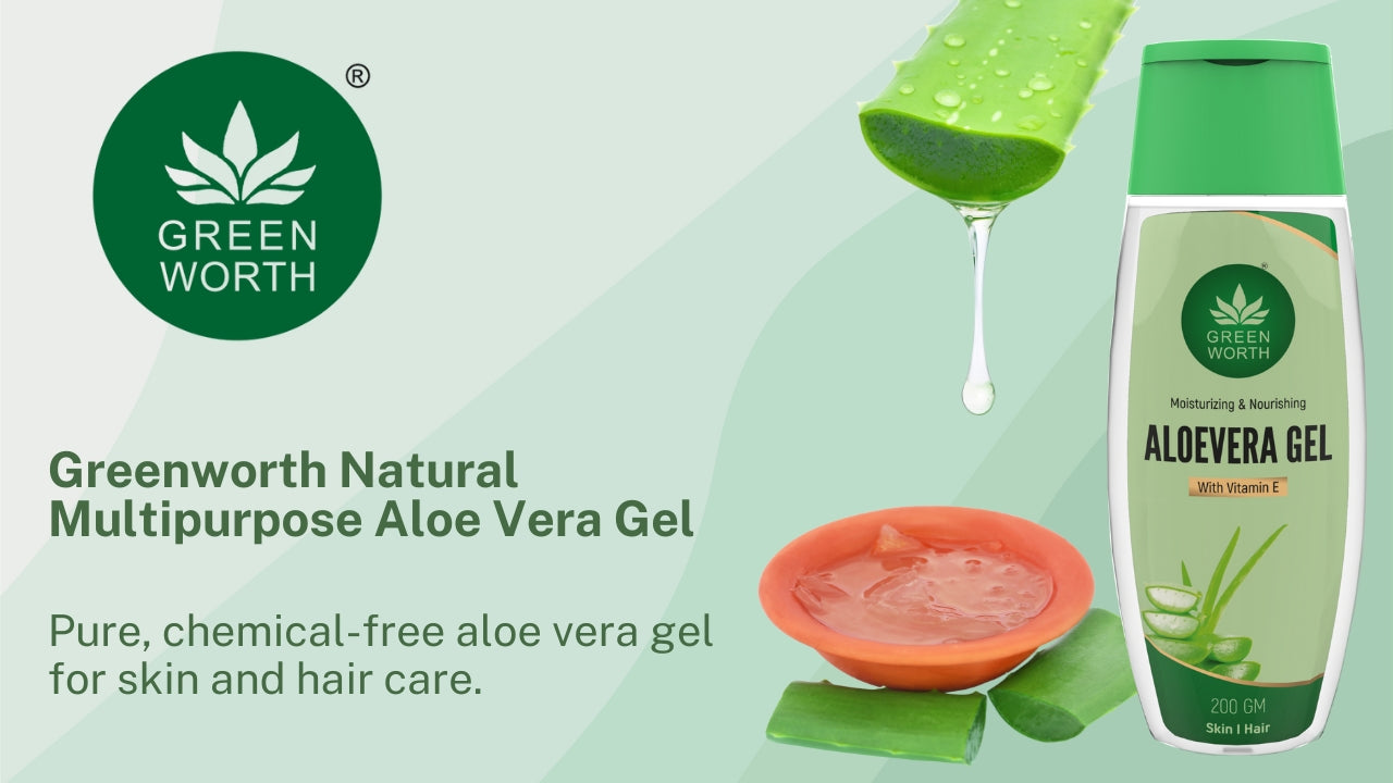 Combo of Multipurpose Aloe Vera Gel (200gm) and Rose Water (200 ml)