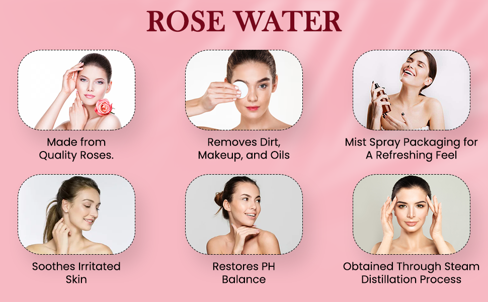 Combo of Multipurpose Aloe Vera Gel (200gm) and Rose Water (200 ml)