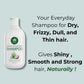 GREENWORTH Everyday Shine Anti-Frizz Shampoo for women and men | Sulphate Free | With Aloevera & Coconut | for dry damaged thin frizzy hair | 300 ml